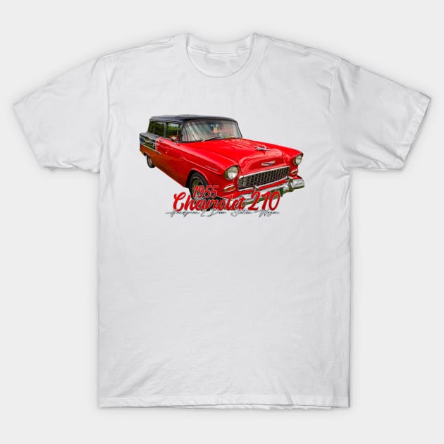 1955 Chevrolet 210 Handyman 2 Door Station Wagon T-Shirt by Gestalt Imagery